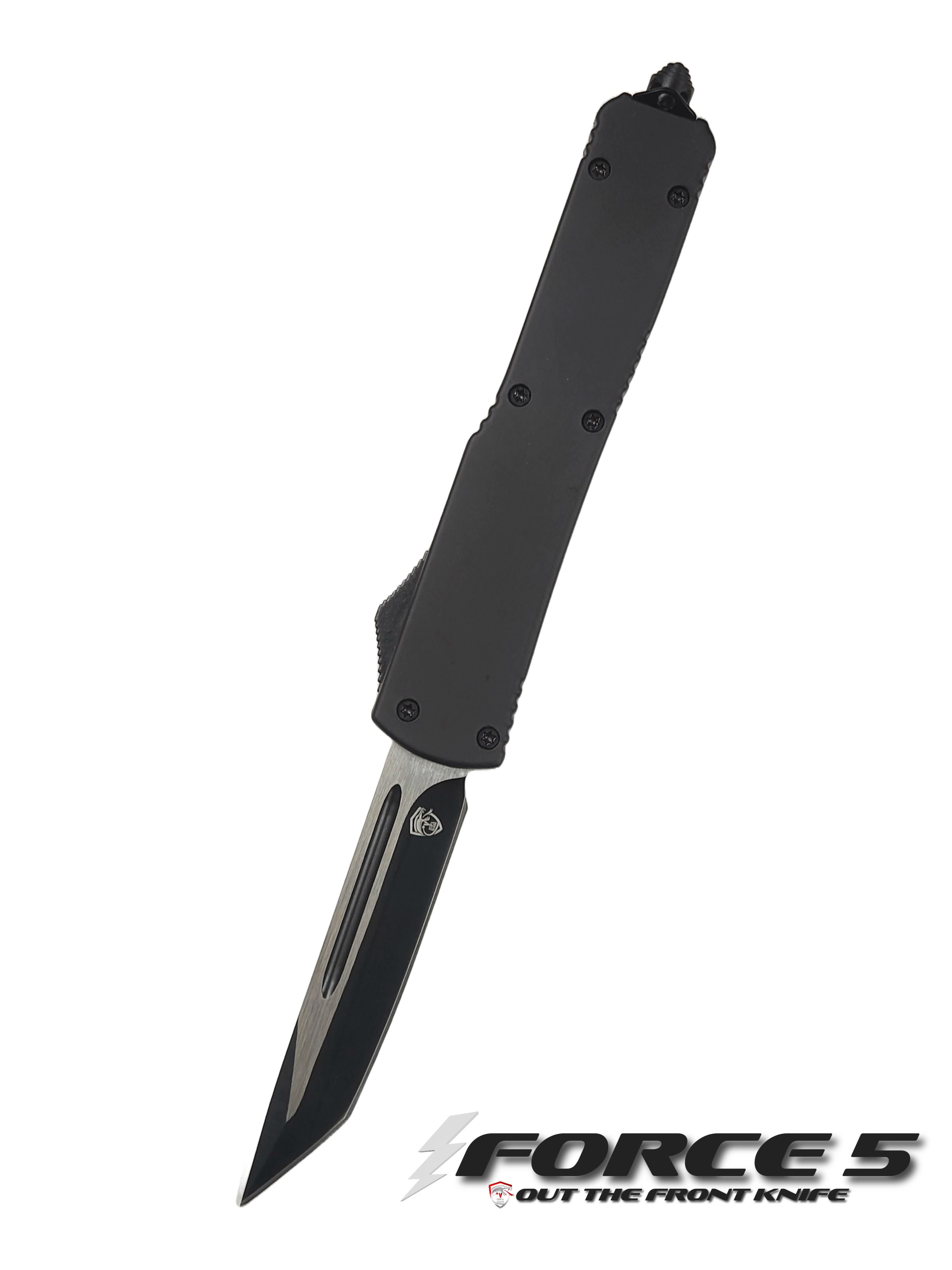 Venom Force 5 OTF Auto Knife - Black (Tanto 3.25").