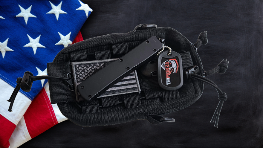 Venom Force 5 OTF Auto Knife - Black (Tanto 3.25").