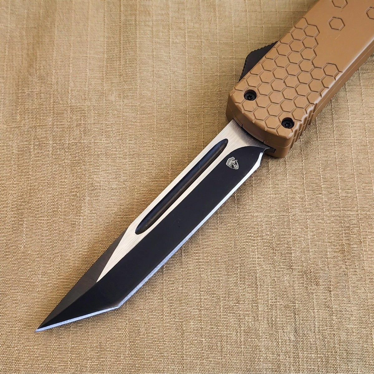 Venom Hex Force OTF - Coyote Tan (Tanto 3.25") - Southern Sporting Goods LLC