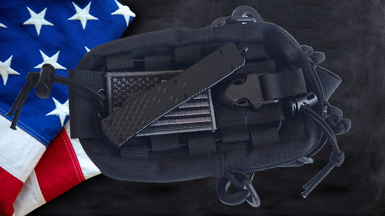 Venom Hex Force OTF Knife - Black (Satin Double Edge 3.25").