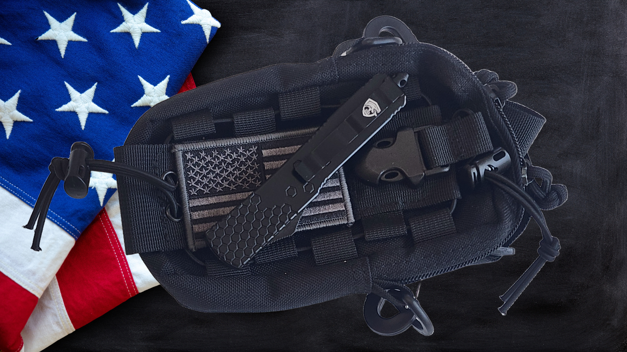 Venom Hex Force OTF Knife - Black (Satin Double Edge 3.25").