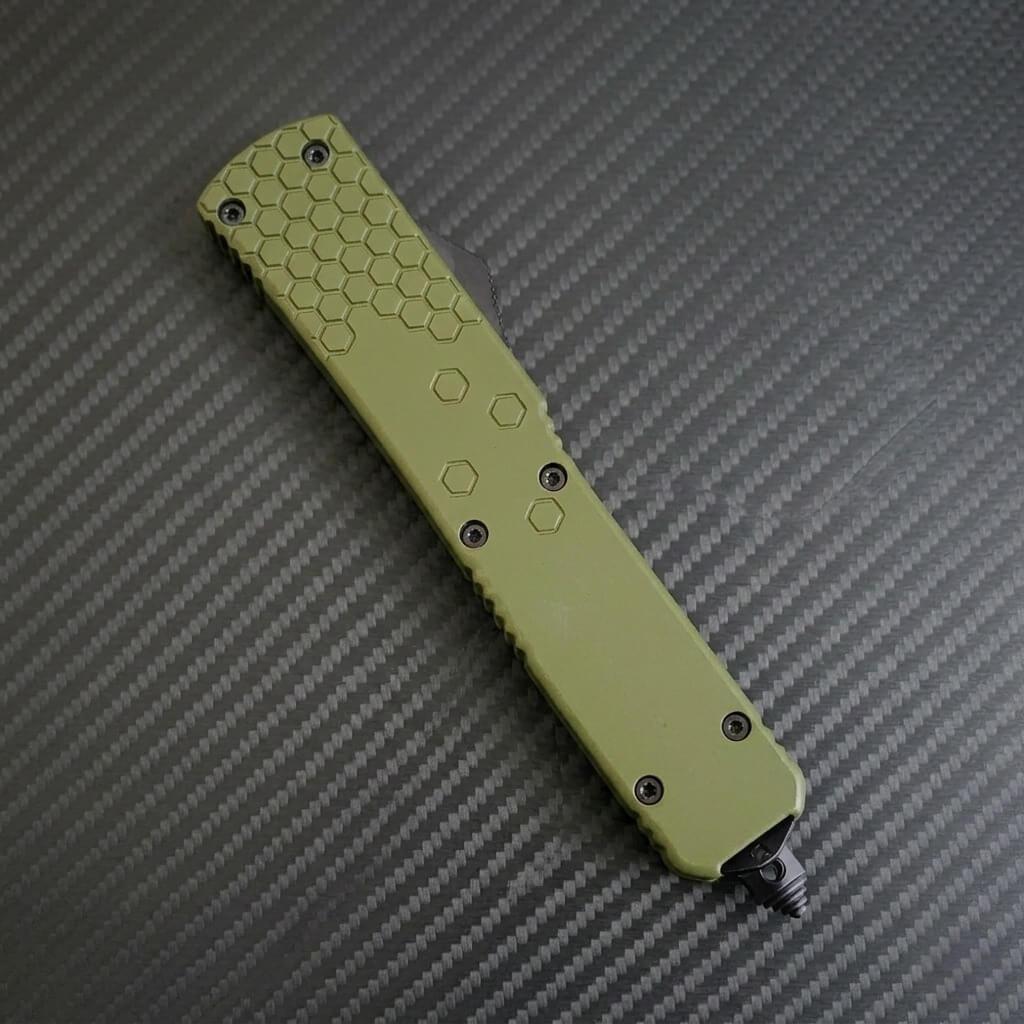 Venom Hex Force OTF blade in Black DE 3.25 - premium tactical knife with superior craftsmanship and sleek design