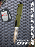 Venom S.T.A.L.K.E.R. OTF Knife - OD (Satin Double Edge 3.25").