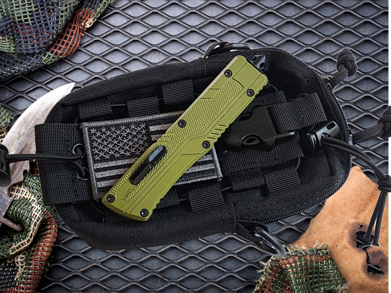 Venom S.T.A.L.K.E.R. OTF Knife - OD (Satin Double Edge 3.25").
