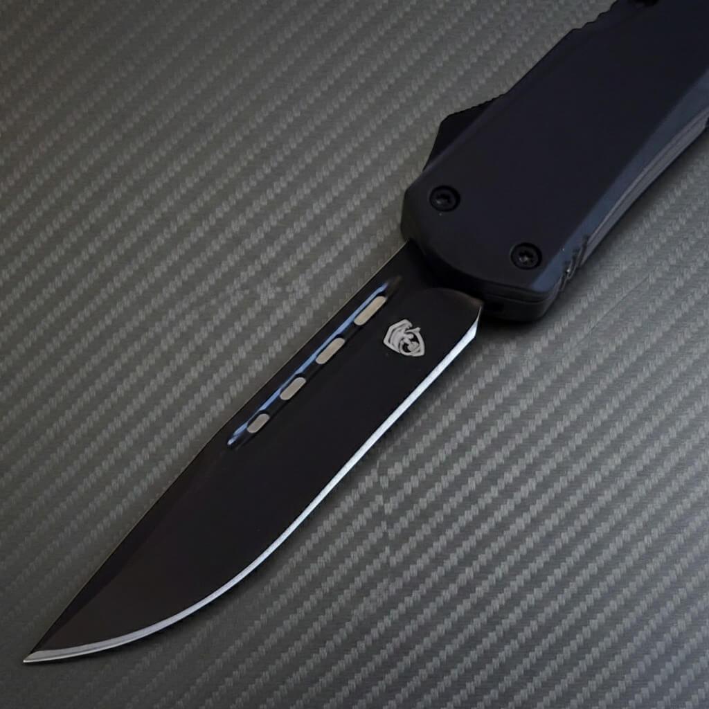 Venom S1 Delta D A Automatic OTF Knife Black DP venom-s1-delta-d-a-automatic-otf-knife-black-dp