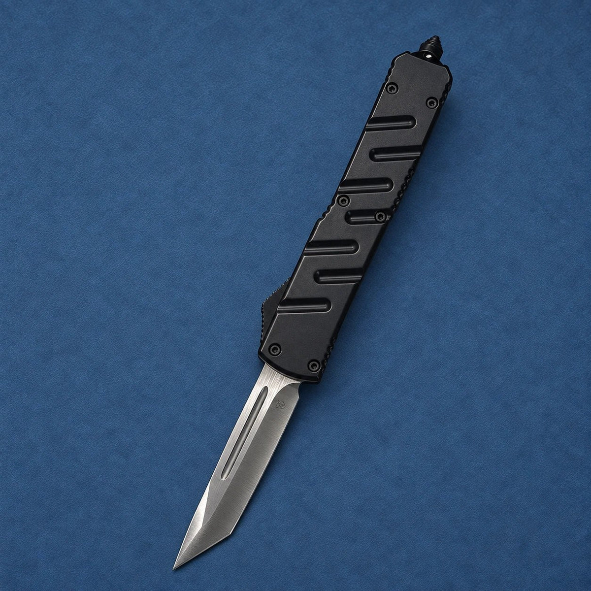 Venom USA Hex Force OTF Automatic Knife – Black Satin Tanto 3.25