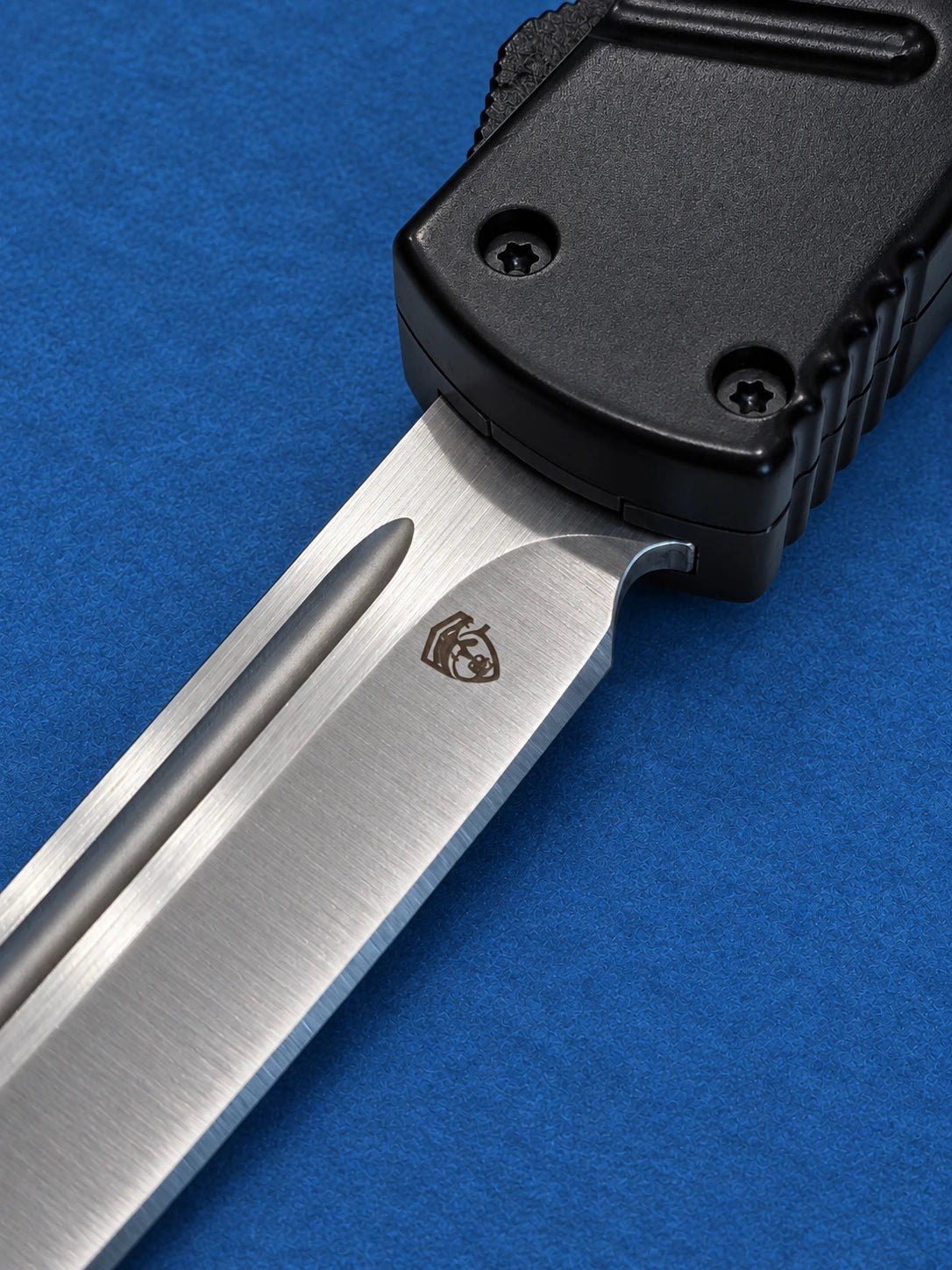 Venom USA Hex Force OTF Automatic Knife – Black Satin Tanto 3.25