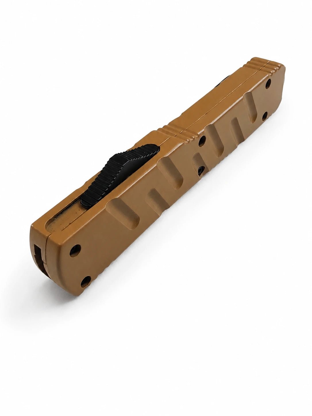 Venom USA X3 Nighthawk Double-Action OTF Knife – Tan, Satin Drop Point 3.25"