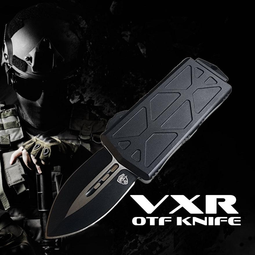 Venom VXR Compact Slim OTF Knife - Double Edge 1.98".