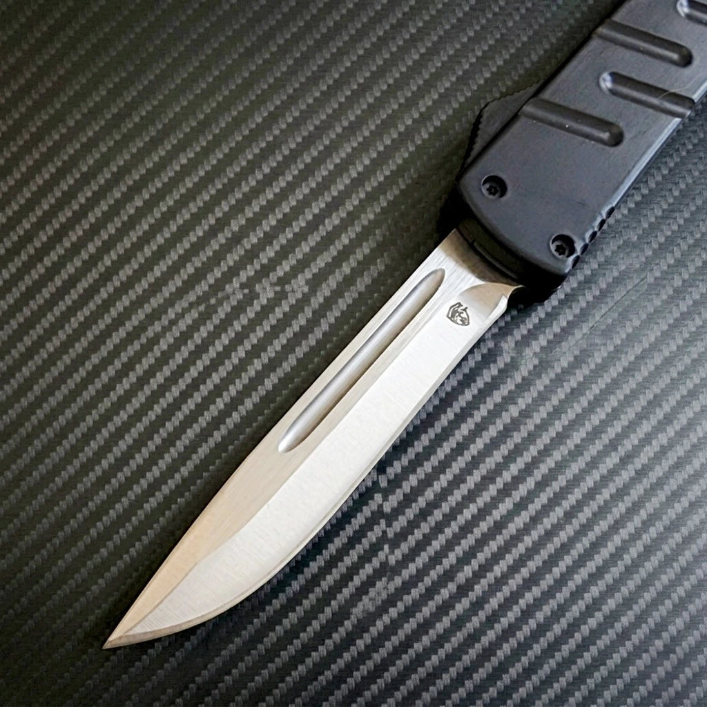 Venom X3 Nighthawk Automatic OTF Knife - Black (Satin DP 3.25")