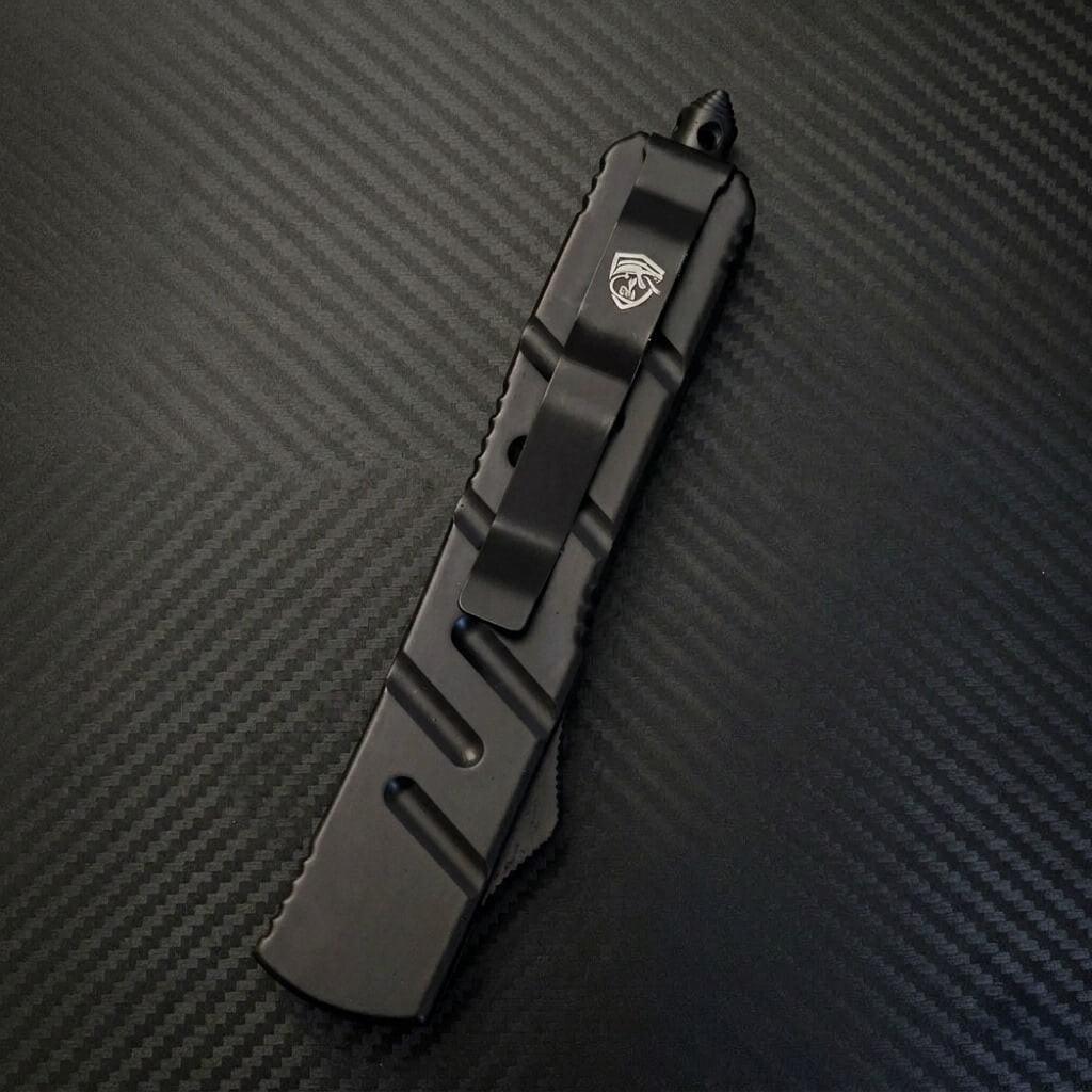 Venom X3 Nighthawk D/A Auto OTF Knife - Black (Black DP)