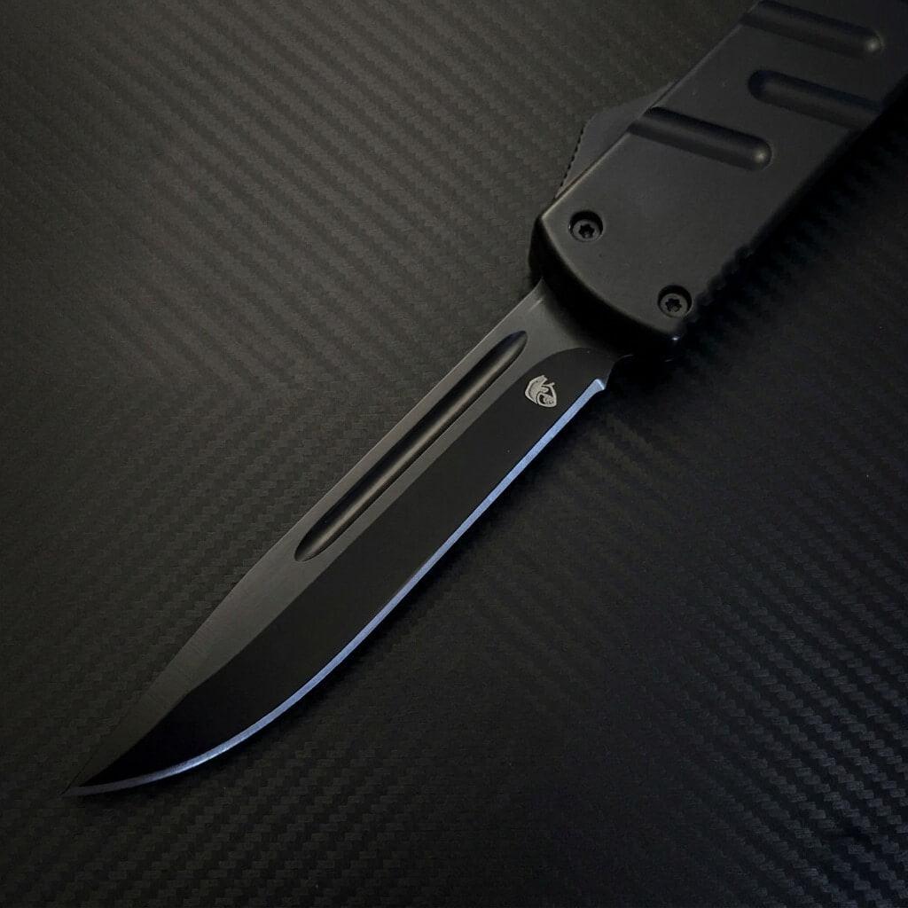 Venom X3 Nighthawk D/A Auto OTF Knife - Black (Black DP)