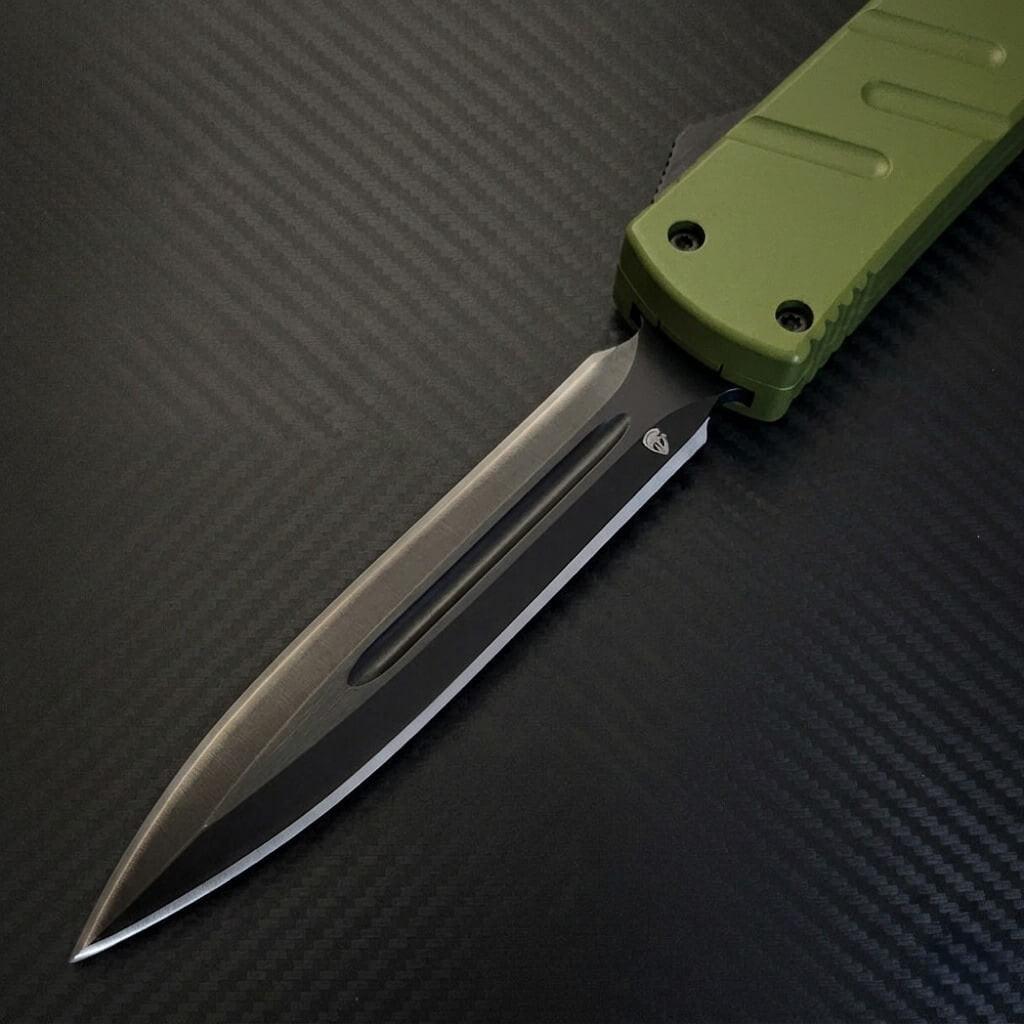 Venom X3 Nighthawk D/A Auto OTF Knife - OD (Black DE)