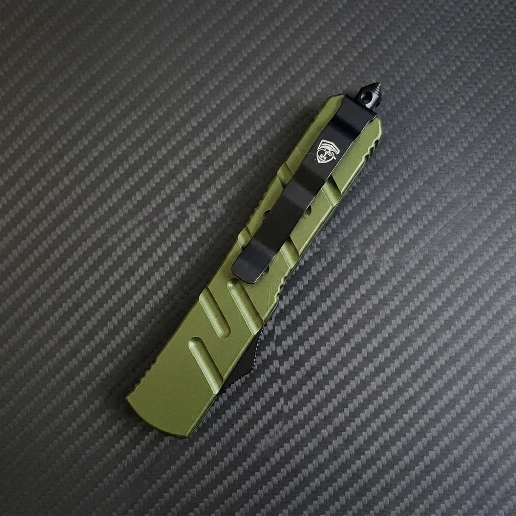Venom X3 Nighthawk D/A Auto OTF Knife - OD (Satin Spartan) - Southern Sporting Goods LLC