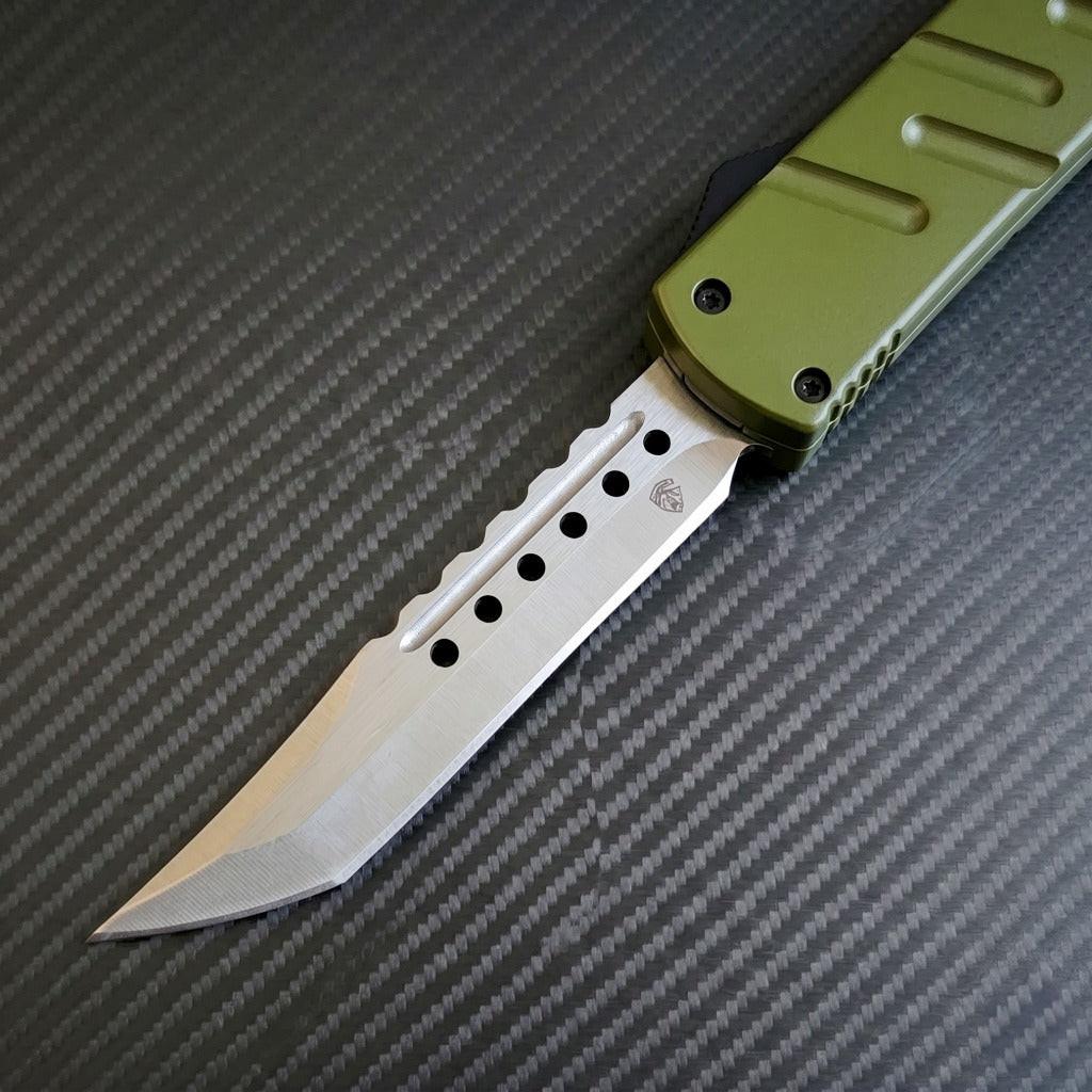 Venom X3 Nighthawk D/A Auto OTF Knife - OD (Satin Spartan) - Southern Sporting Goods LLC