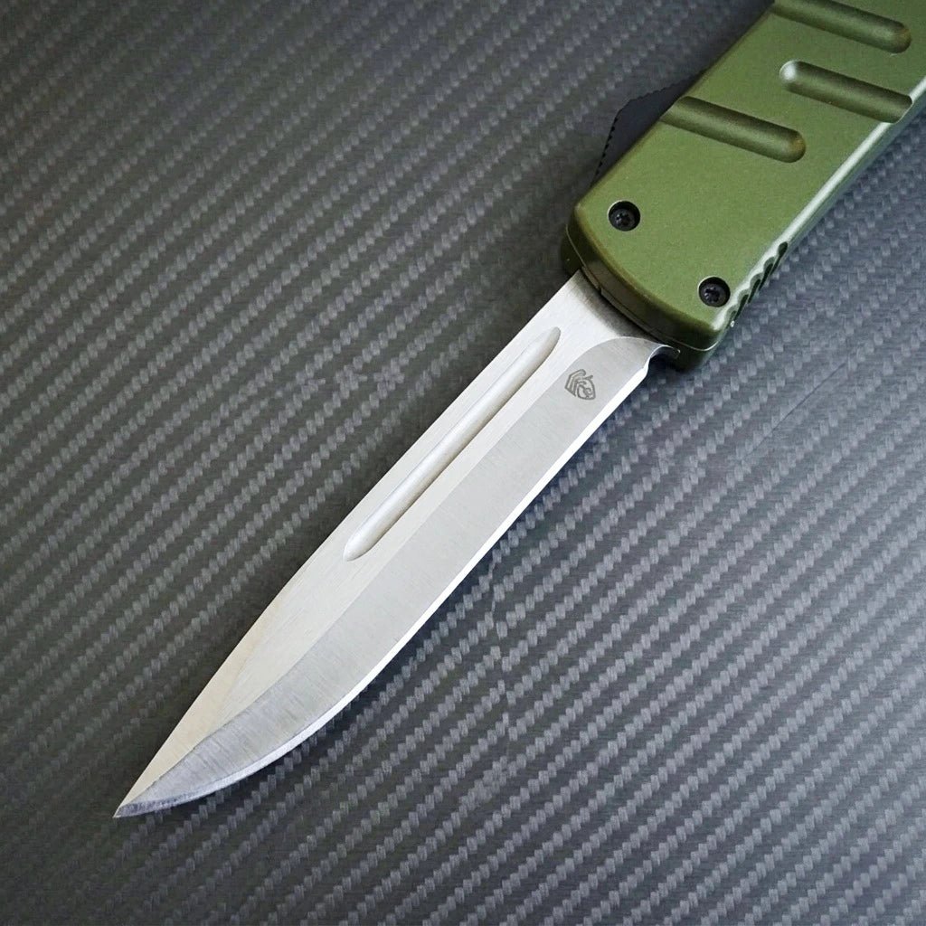 Venom X3 Nighthawk DA Auto OTF Knife - OD (Satin Tanto)
