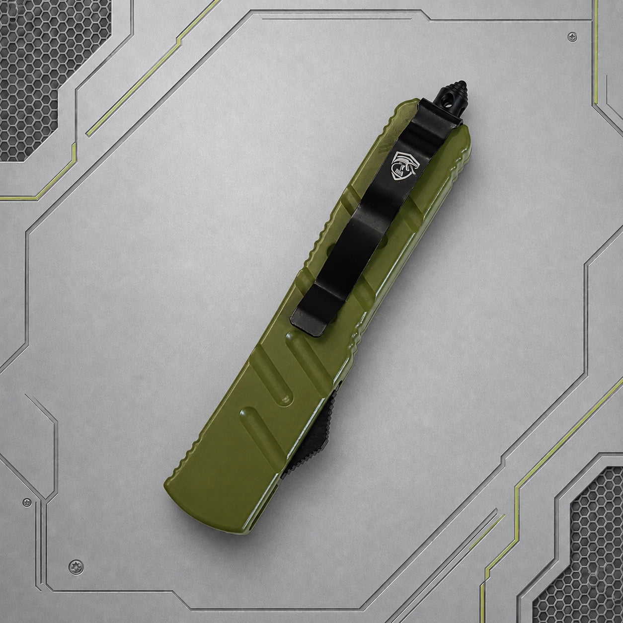 Venom X3 Nighthawk OTF Knife – OD Green, Satin Double Edge 3.25