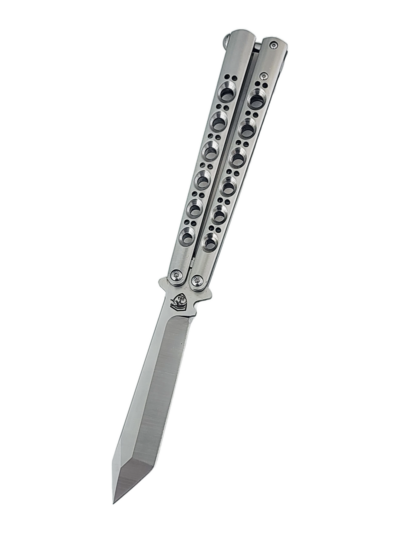 Venom Zhandou Cobra Z Butterfly Knife (Tanto 3.5").