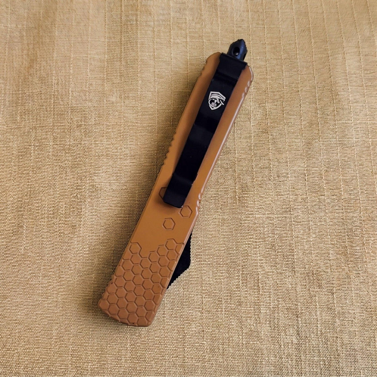 Venom Hex Force OTF - Coyote Tan (Satin Tanto 3.25") - Southern Sporting Goods LLC