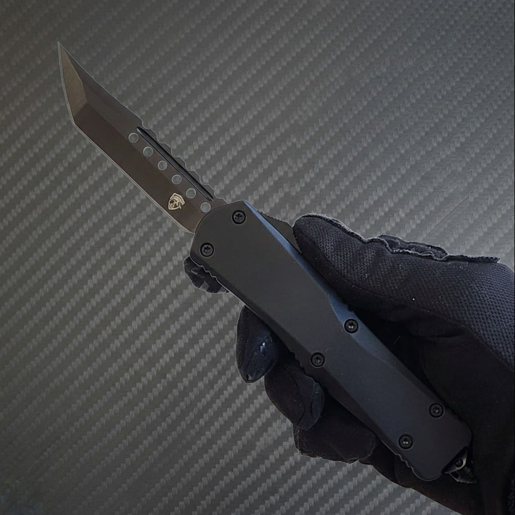 Venom S1 Delta D/A Automatic OTF Knife (Black Spartan)