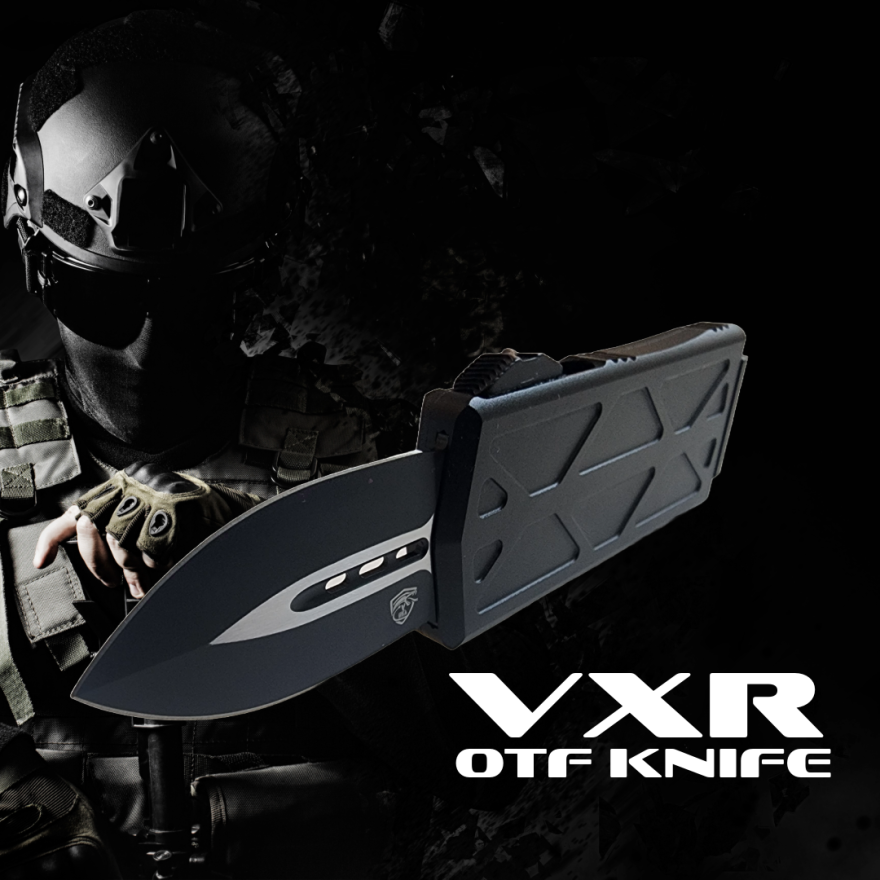 Venom VXR Compact Slim OTF Knife - Double Edge 1.98".