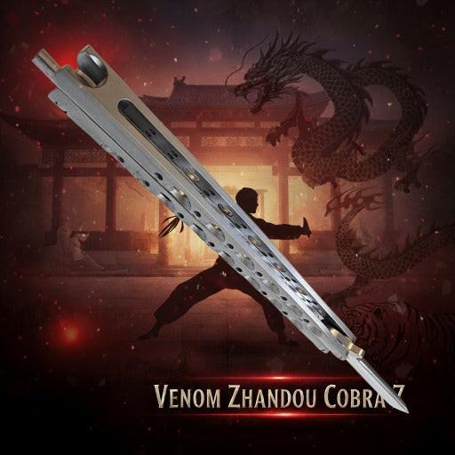 Venom Zhandou Cobra Z Butterfly Knife (Drop Point 3.5)