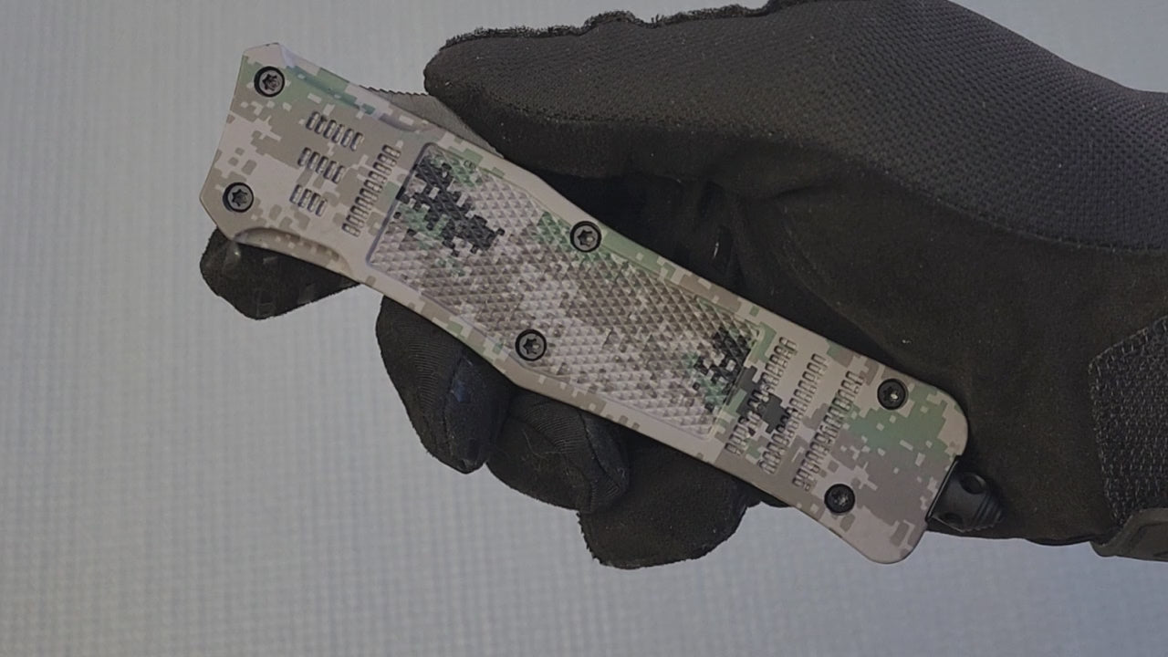 Venom 4TR ELITE Tactical OTF - Recon Camo (Satin DE 3.4")