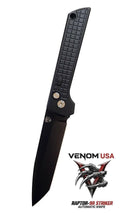 Raptor-9R Striker Automatic Knife with Black Tanto 3.5-inch blade, durable tactical design
